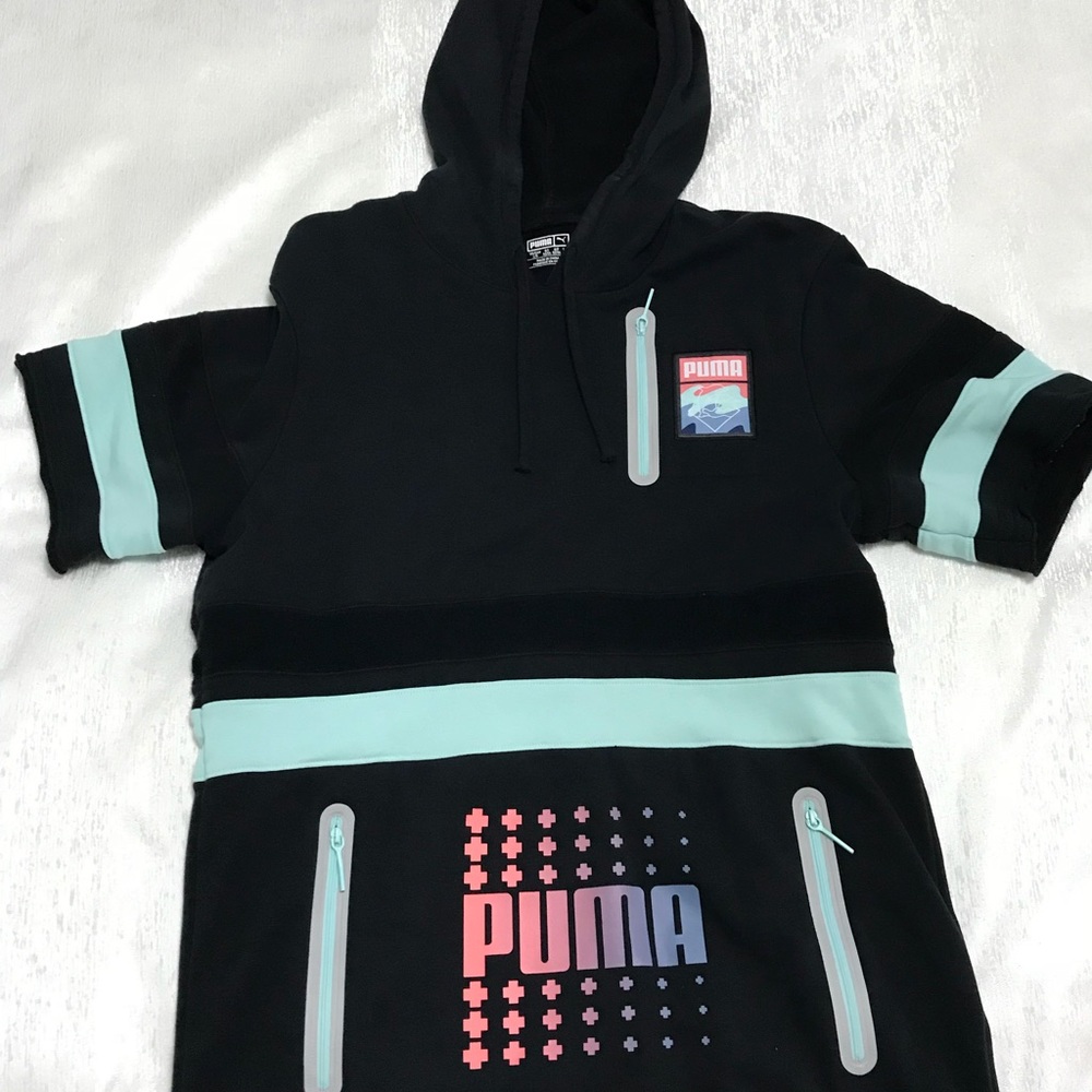 PUMA x PINK DOLPHIN - short sleeve hoodie